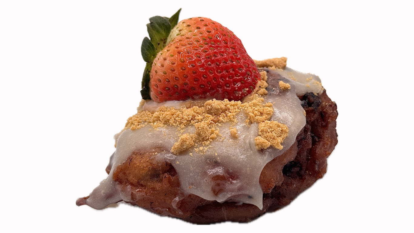 Strawberry Cheesecake Fritter