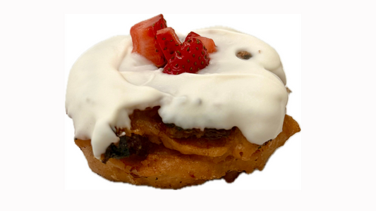 Strawberry Shortcake Fritter